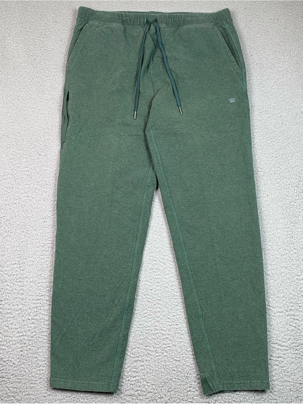 Mack Weldon Ace Jogger Pants Mens Size XL Green Sweatpants Drawstring Stretch